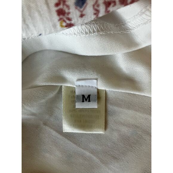 The Impeccable Pig Red White Midi Dress Medium - Picture 4 of 4